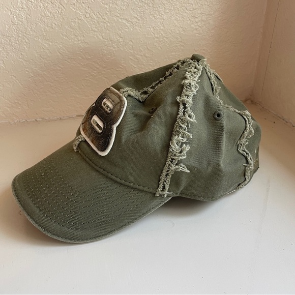 NASCAR Hat Cap Dale Earnhardt Jr Distressed Frayed Camo Chase Racing Adjustable - Picture 4 of 10
